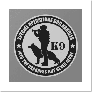 Special Operations Dog Handler Posters and Art